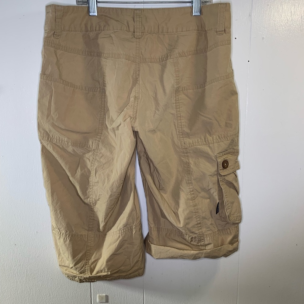 Patagonia Water Girl Cargo Shorts Women's 4 Khaki Pockets Outdoor Hiking Bermuda